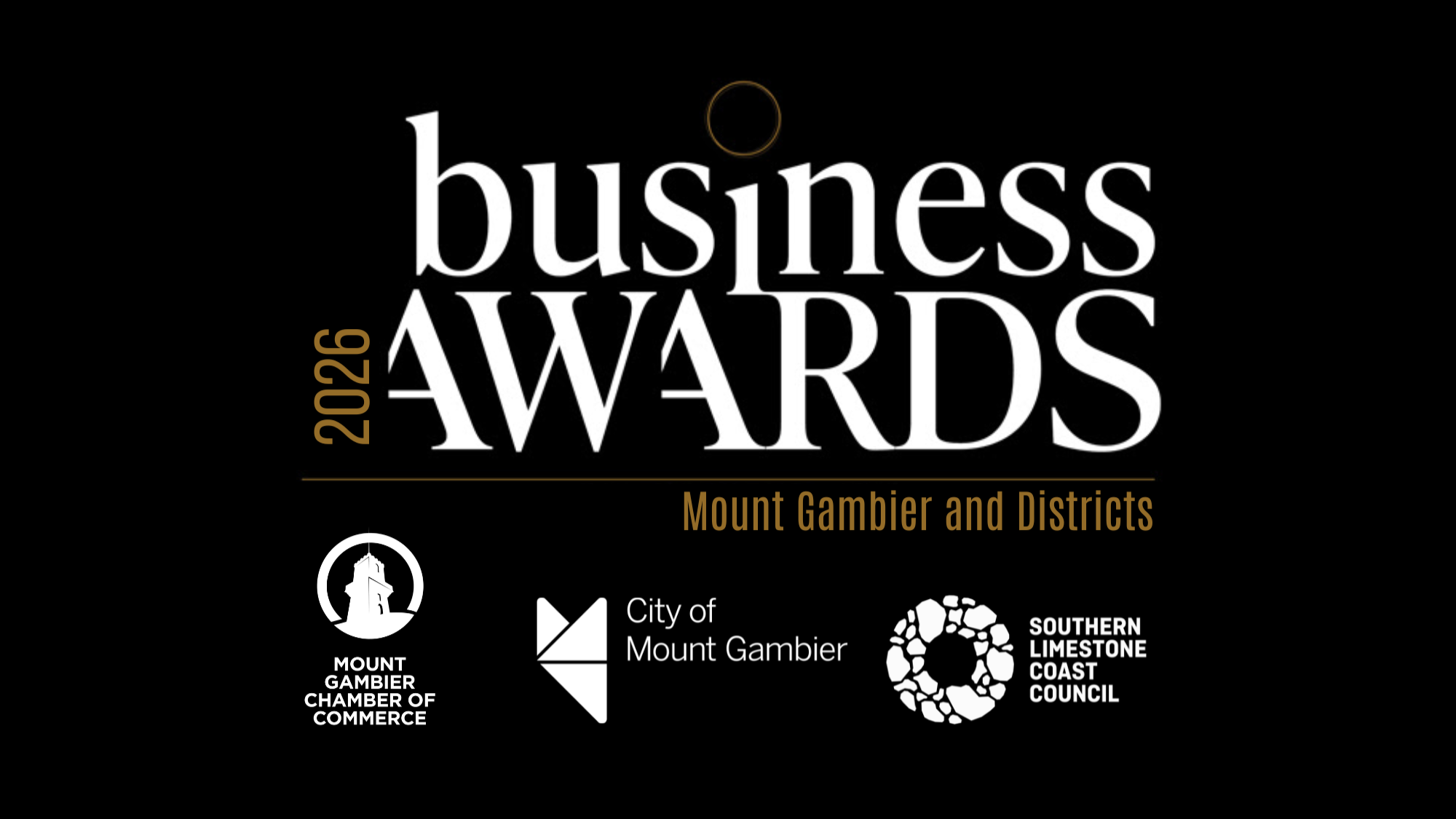 2026 Business Awards logo - Major Partners